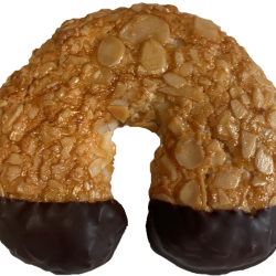 Hochwertiges Marzipan mit gehobelten  Mandeln.